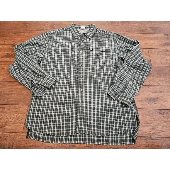 The‎ North Face Checked Modal Men's Outdoor Hiking Shirt Size Large - Picture 3 of 7